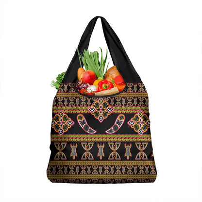 Bamenda Toghu Grocery Bag Traditional Attire Pattern