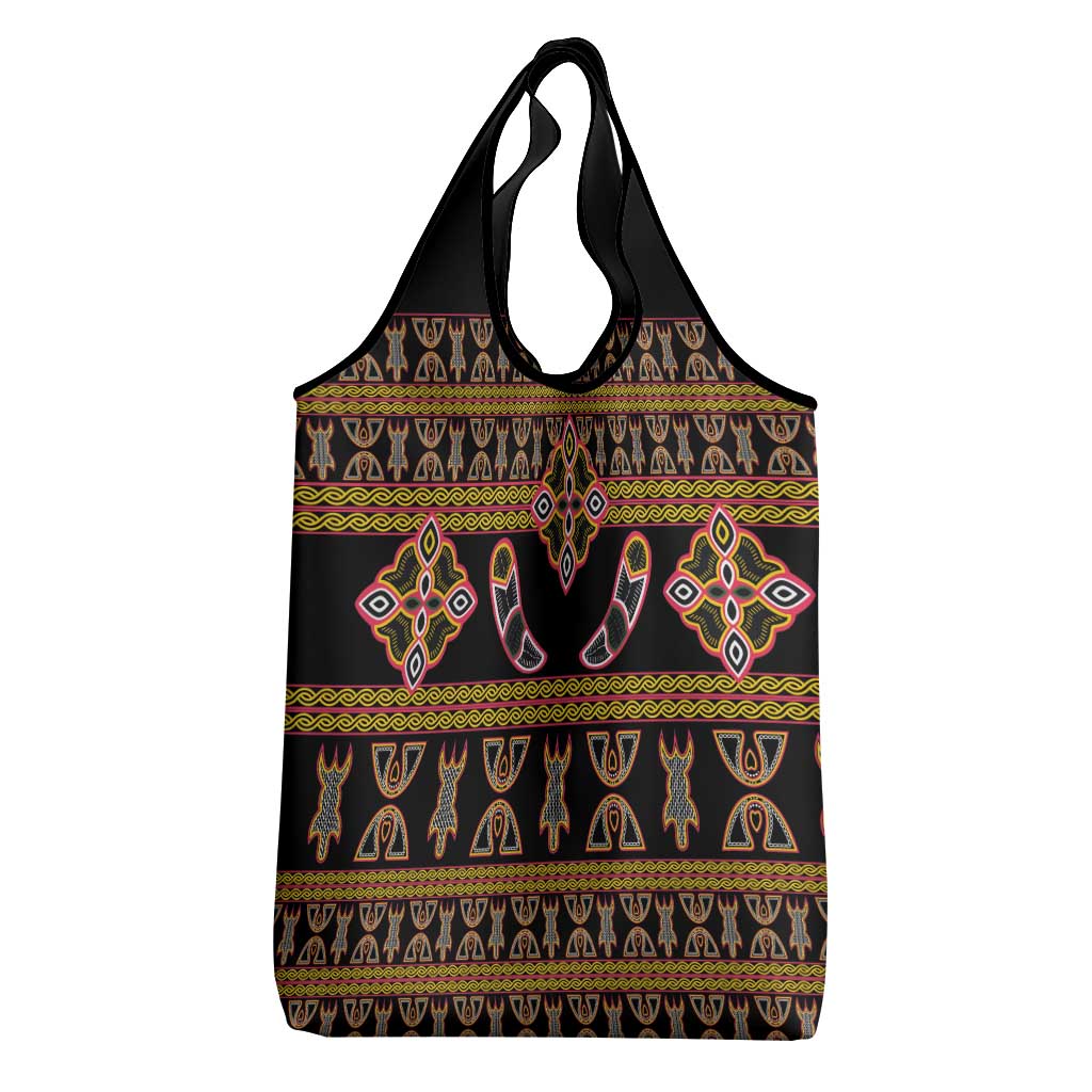 Bamenda Toghu Grocery Bag Traditional Attire Pattern