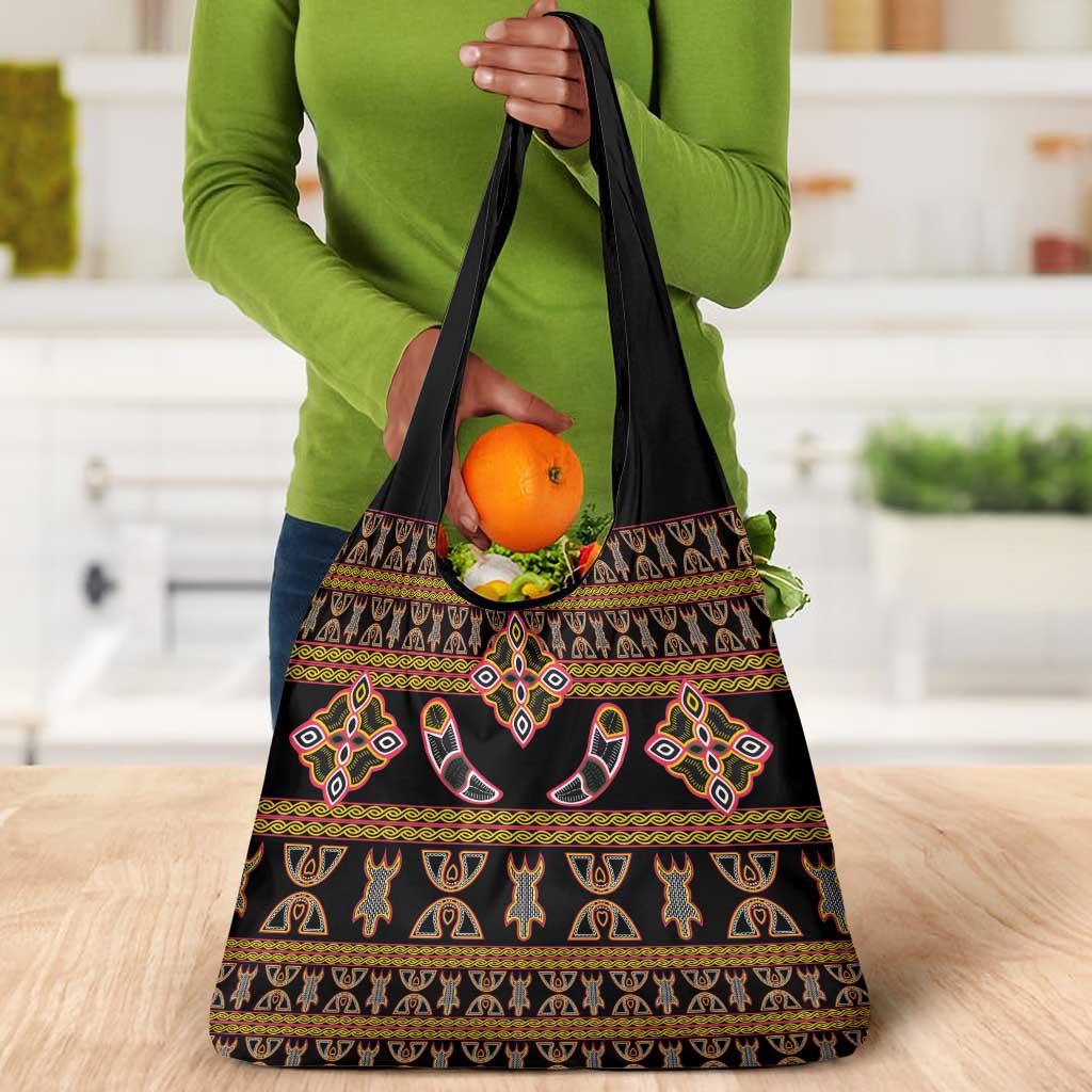 Bamenda Toghu Grocery Bag Traditional Attire Pattern