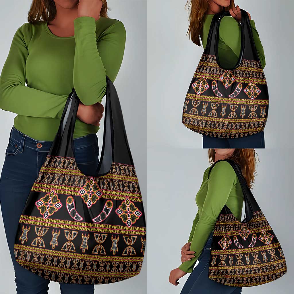 Bamenda Toghu Grocery Bag Traditional Attire Pattern