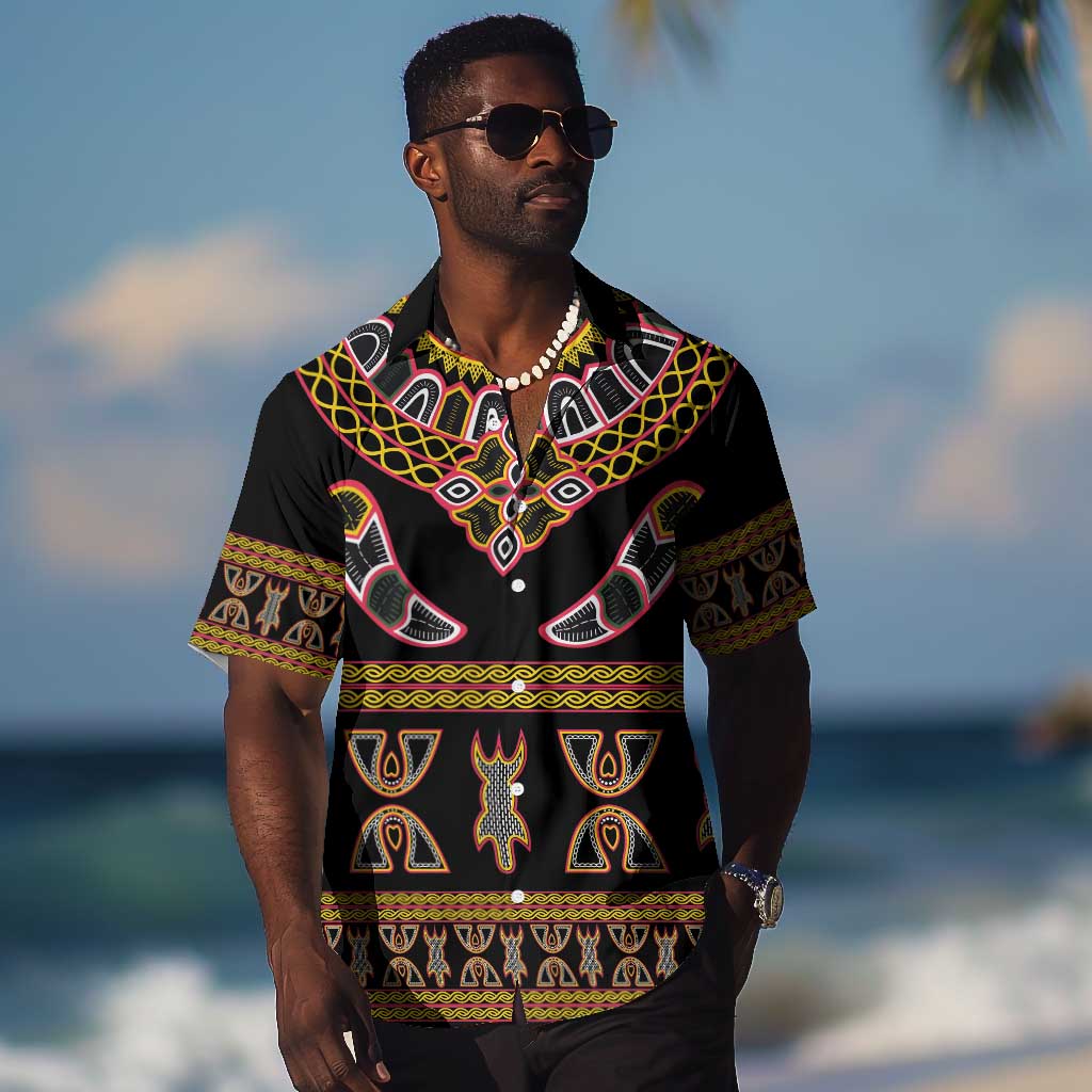 Bamenda Toghu Hawaiian Shirt Traditional Attire Pattern