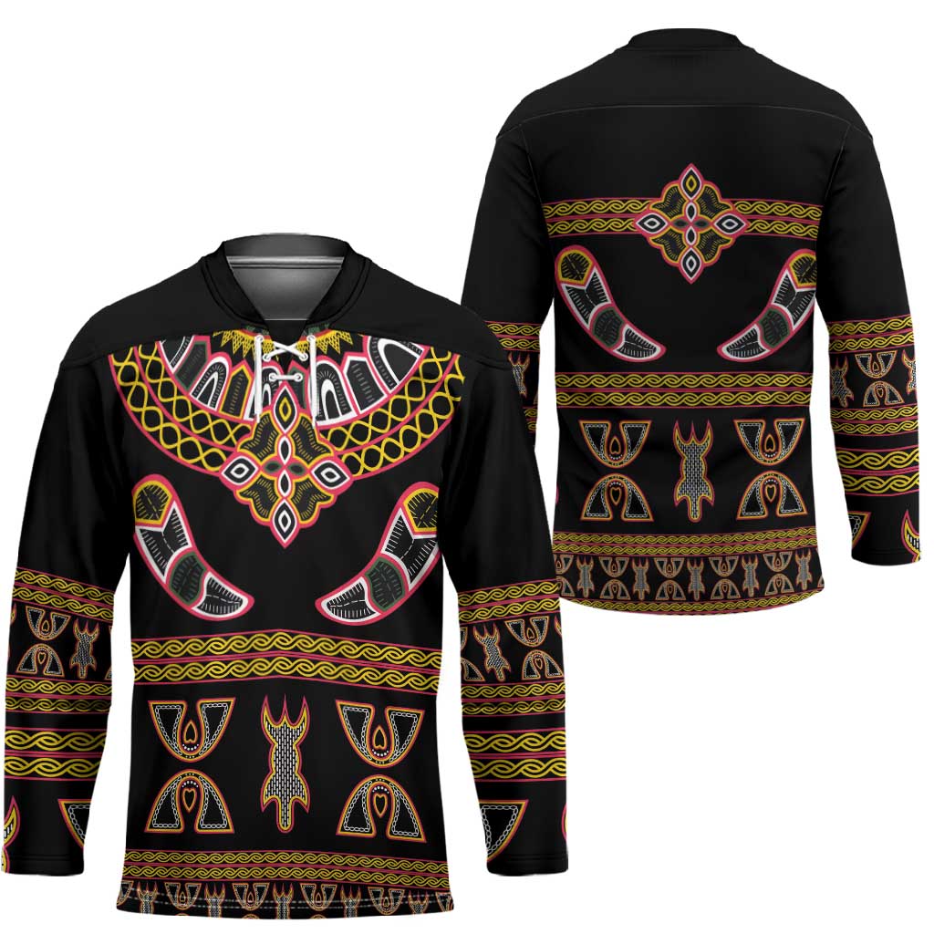 Bamenda Toghu Hockey Jersey Traditional Attire Pattern