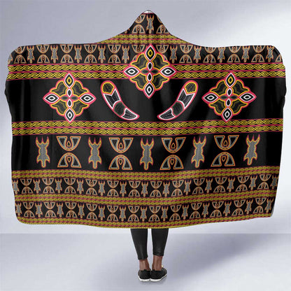 Bamenda Toghu Hooded Blanket Traditional Attire Pattern