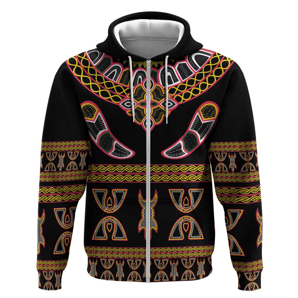 Bamenda Toghu Hoodie Traditional Attire Pattern