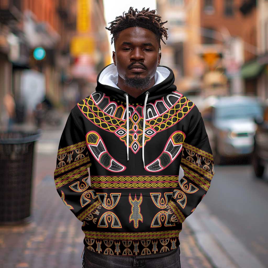 Bamenda Toghu Hoodie Traditional Attire Pattern