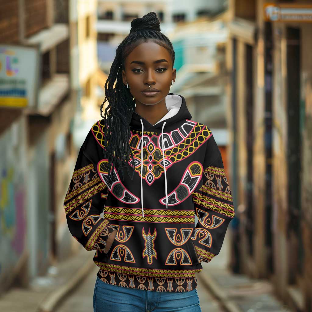 Bamenda Toghu Hoodie Traditional Attire Pattern