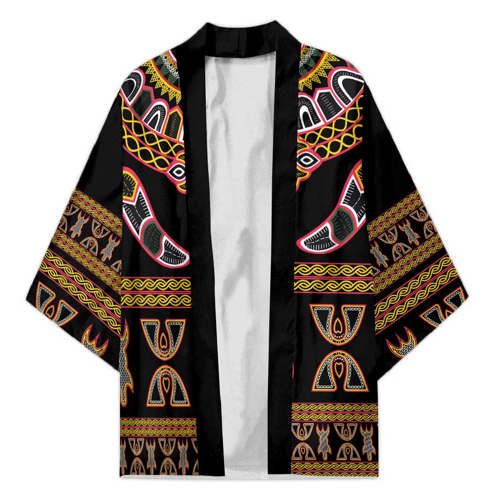 Bamenda Toghu Kimono Traditional Attire Pattern