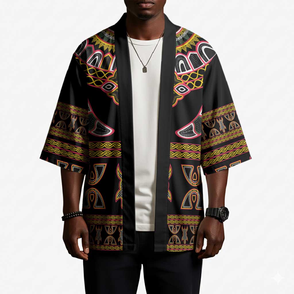 Bamenda Toghu Kimono Traditional Attire Pattern