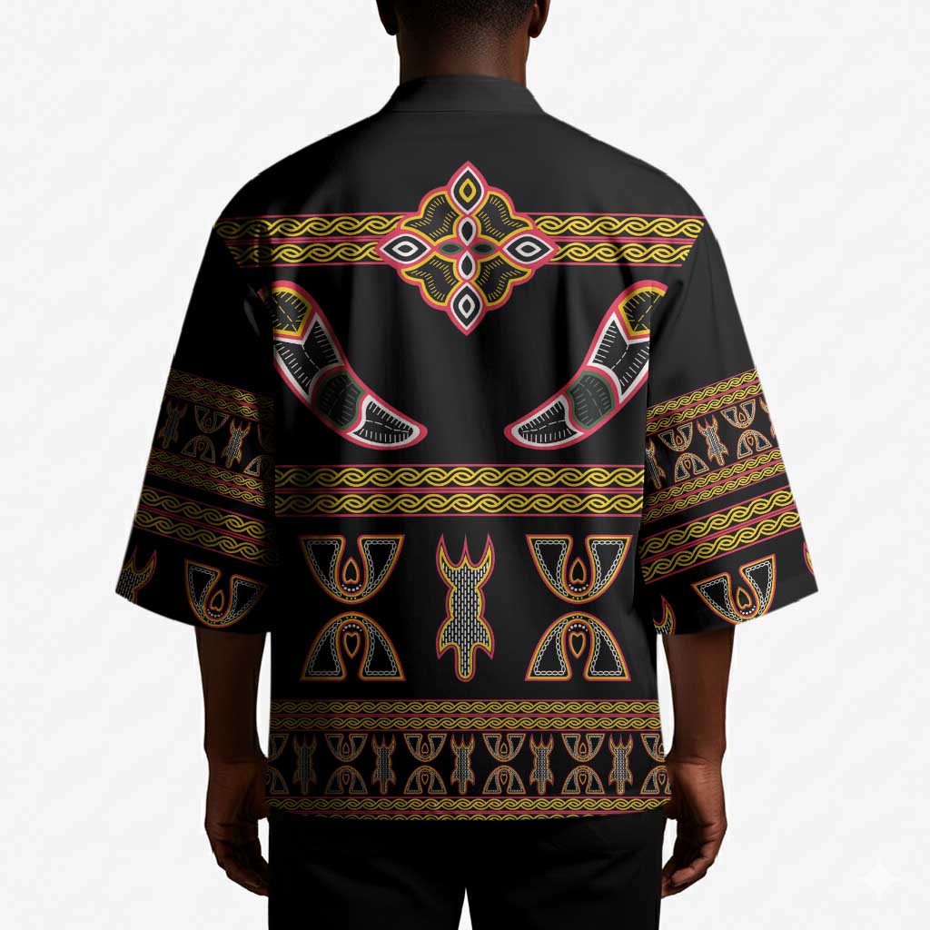 Bamenda Toghu Kimono Traditional Attire Pattern