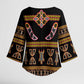 Bamenda Toghu Kimono Sleeve Blouse Traditional Attire Pattern