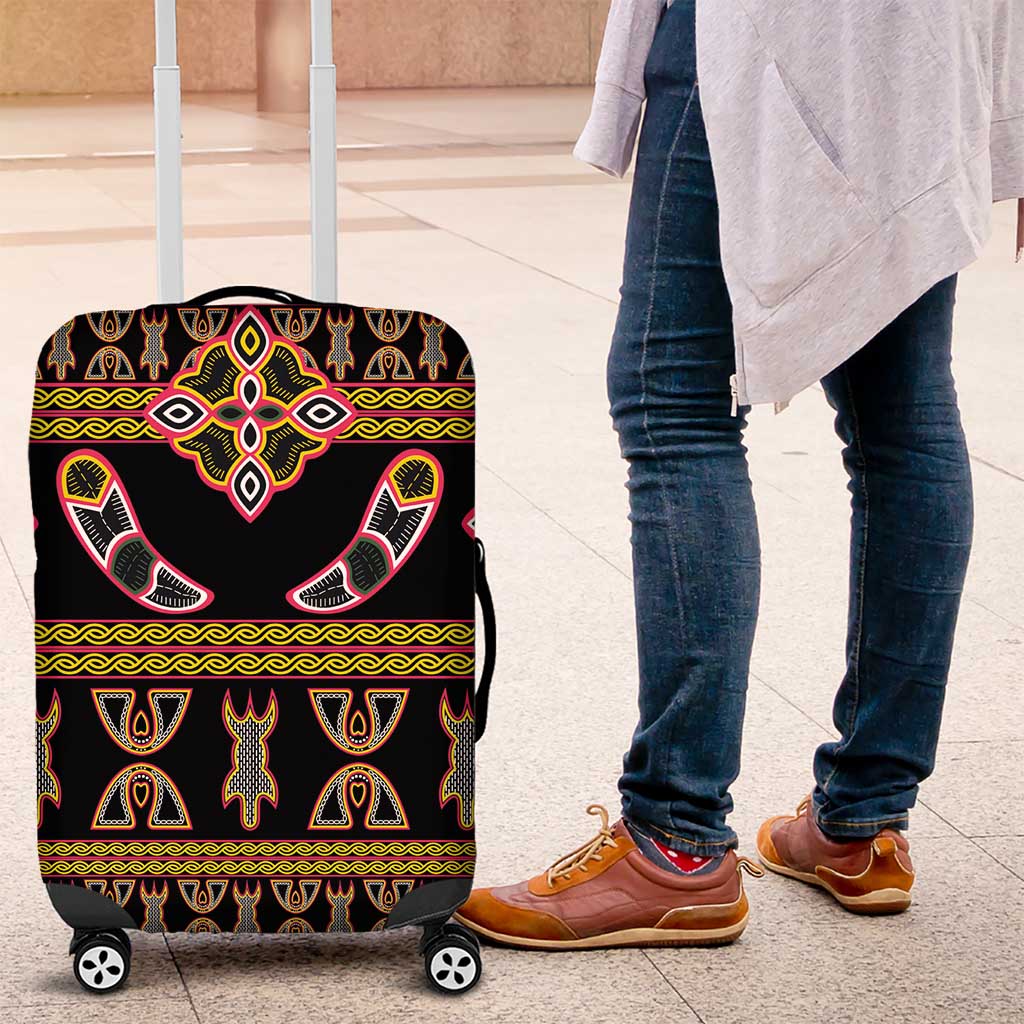 Bamenda Toghu Luggage Cover Traditional Attire Pattern