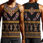 Bamenda Toghu Men Tank Top Traditional Attire Pattern