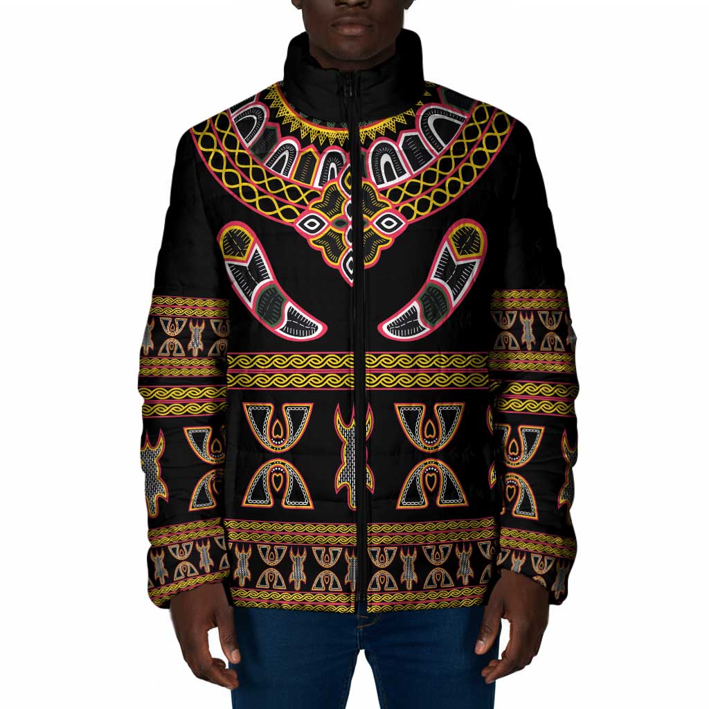 Bamenda Toghu Padded Jacket Traditional Attire Pattern