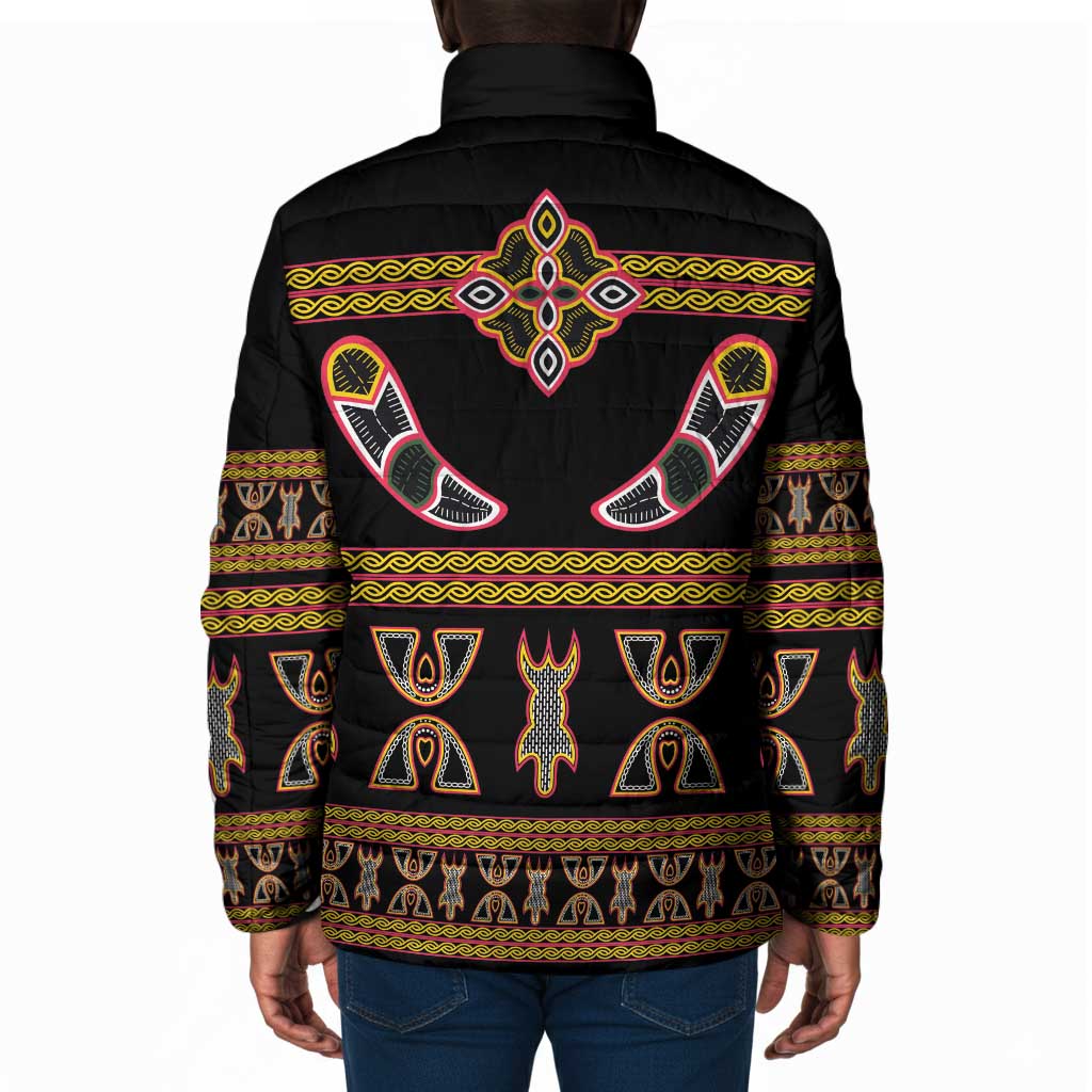 Bamenda Toghu Padded Jacket Traditional Attire Pattern