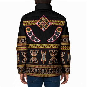 Bamenda Toghu Padded Jacket Traditional Attire Pattern