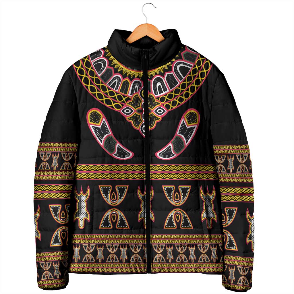 Bamenda Toghu Padded Jacket Traditional Attire Pattern