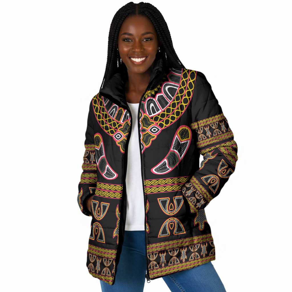 Bamenda Toghu Padded Jacket Traditional Attire Pattern