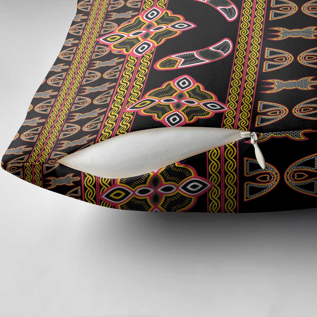 Bamenda Toghu Pillow Cover Traditional Attire Pattern