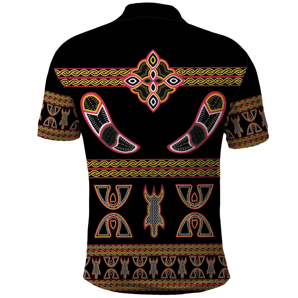 Bamenda Toghu Polo Shirt Traditional Attire Pattern