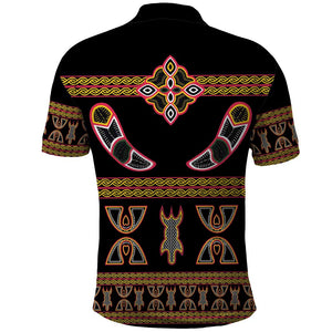 Bamenda Toghu Polo Shirt Traditional Attire Pattern