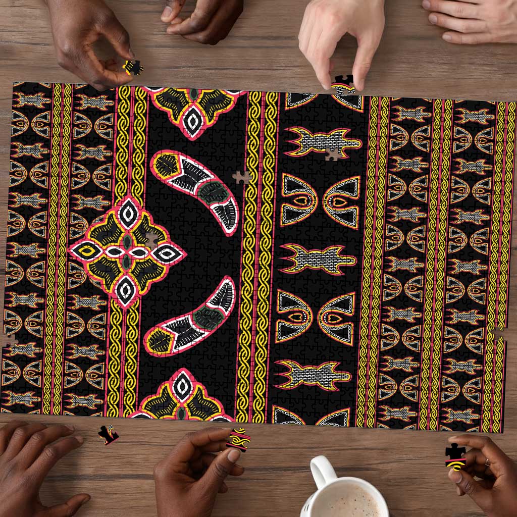 Bamenda Toghu Puzzle Traditional Attire Pattern