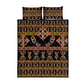 Bamenda Toghu Quilt Bed Set Traditional Attire Pattern