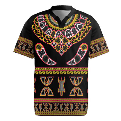 Bamenda Toghu Rugby Jersey Traditional Attire Pattern