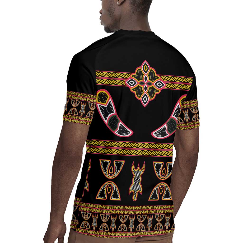 Bamenda Toghu Rugby Jersey Traditional Attire Pattern