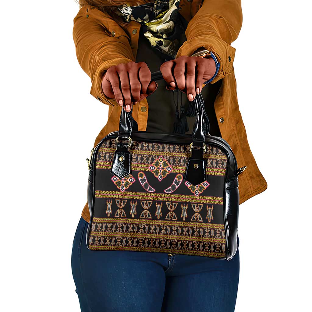 Bamenda Toghu Shoulder Handbag Traditional Attire Pattern