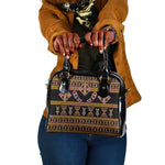 Bamenda Toghu Shoulder Handbag Traditional Attire Pattern
