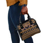 Bamenda Toghu Shoulder Handbag Traditional Attire Pattern