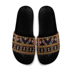 Bamenda Toghu Slide Sandals Traditional Attire Pattern