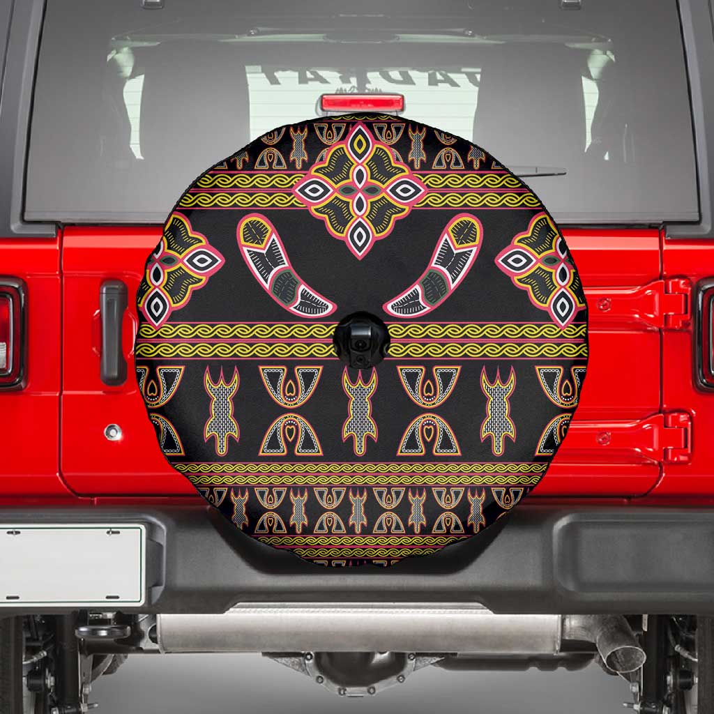 Bamenda Toghu Spare Tire Cover Traditional Attire Pattern