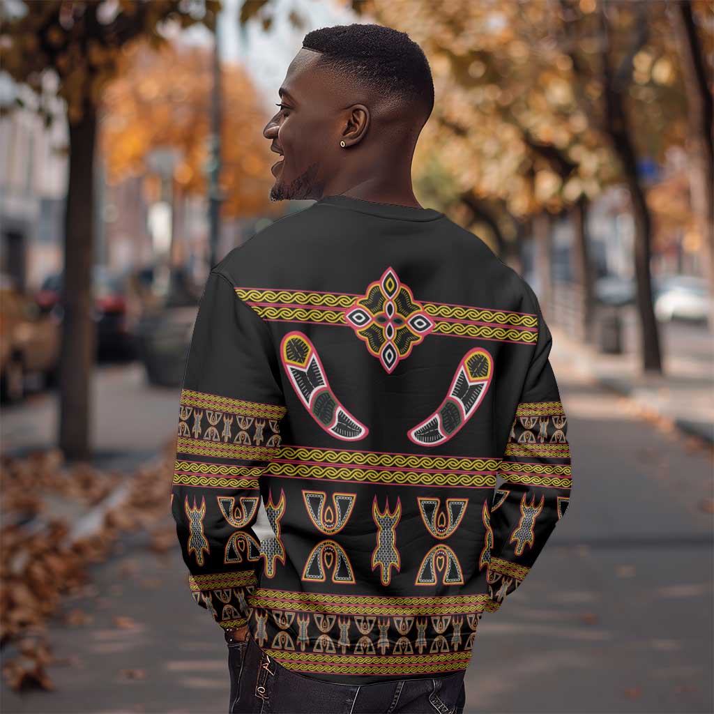 Bamenda Toghu Sweatshirt Traditional Attire Pattern