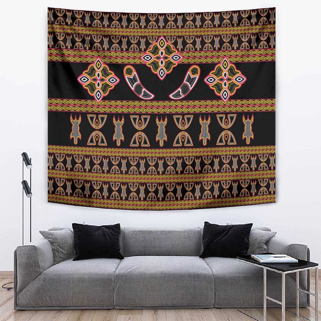 Bamenda Toghu Tapestry Traditional Attire Pattern