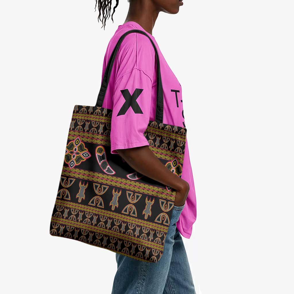 Bamenda Toghu Tote Bag Traditional Attire Pattern