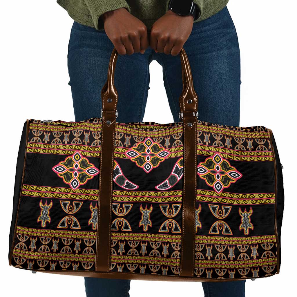 Bamenda Toghu Travel Bag Traditional Attire Pattern
