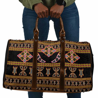 Bamenda Toghu Travel Bag Traditional Attire Pattern