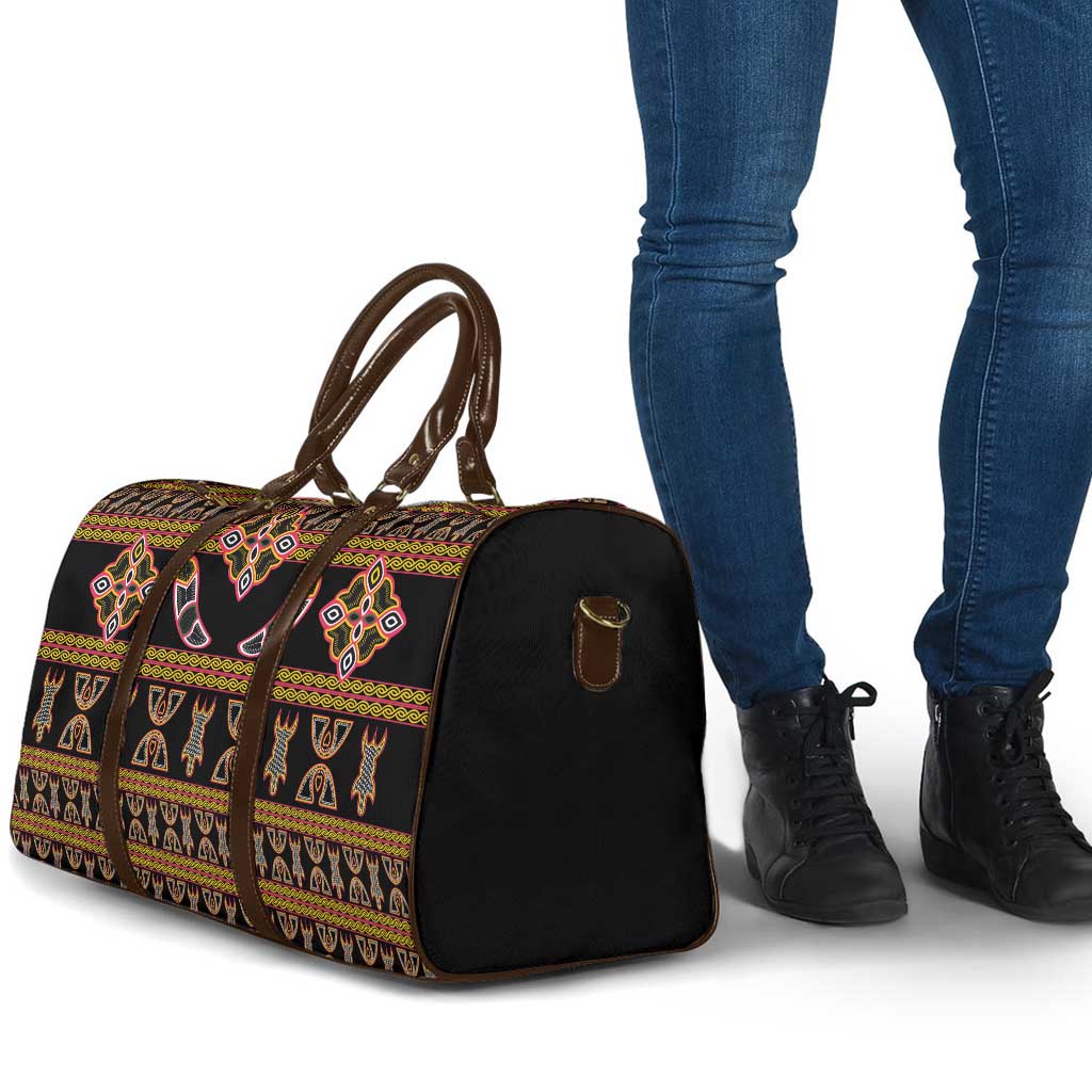 Bamenda Toghu Travel Bag Traditional Attire Pattern