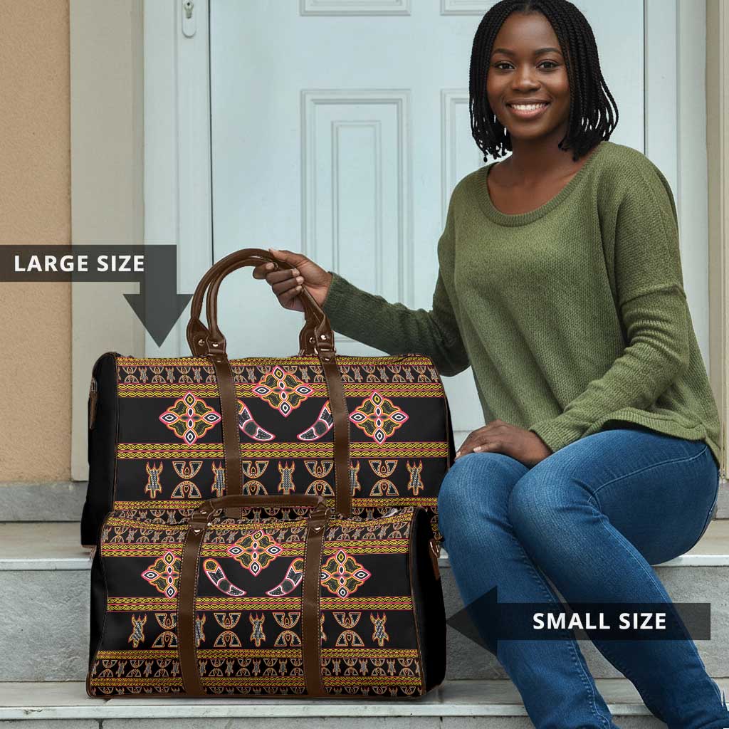 Bamenda Toghu Travel Bag Traditional Attire Pattern
