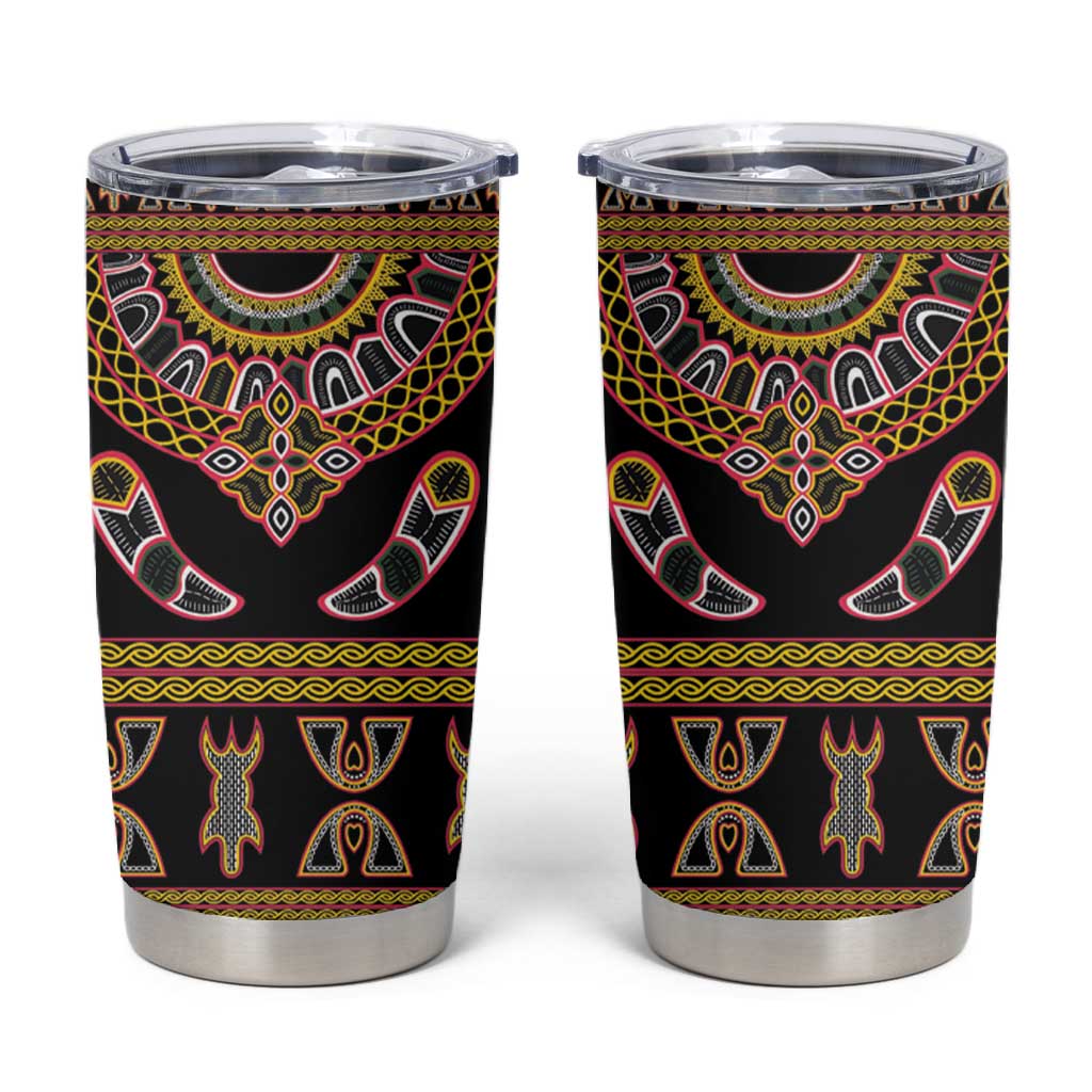 Bamenda Toghu Tumbler Cup Traditional Attire Pattern