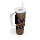 Bamenda Toghu Tumbler With Handle Traditional Attire Pattern