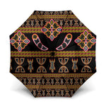 Bamenda Toghu Umbrella Traditional Attire Pattern