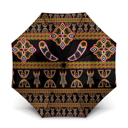 Bamenda Toghu Umbrella Traditional Attire Pattern