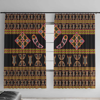 Bamenda Toghu Window Curtain Traditional Attire Pattern