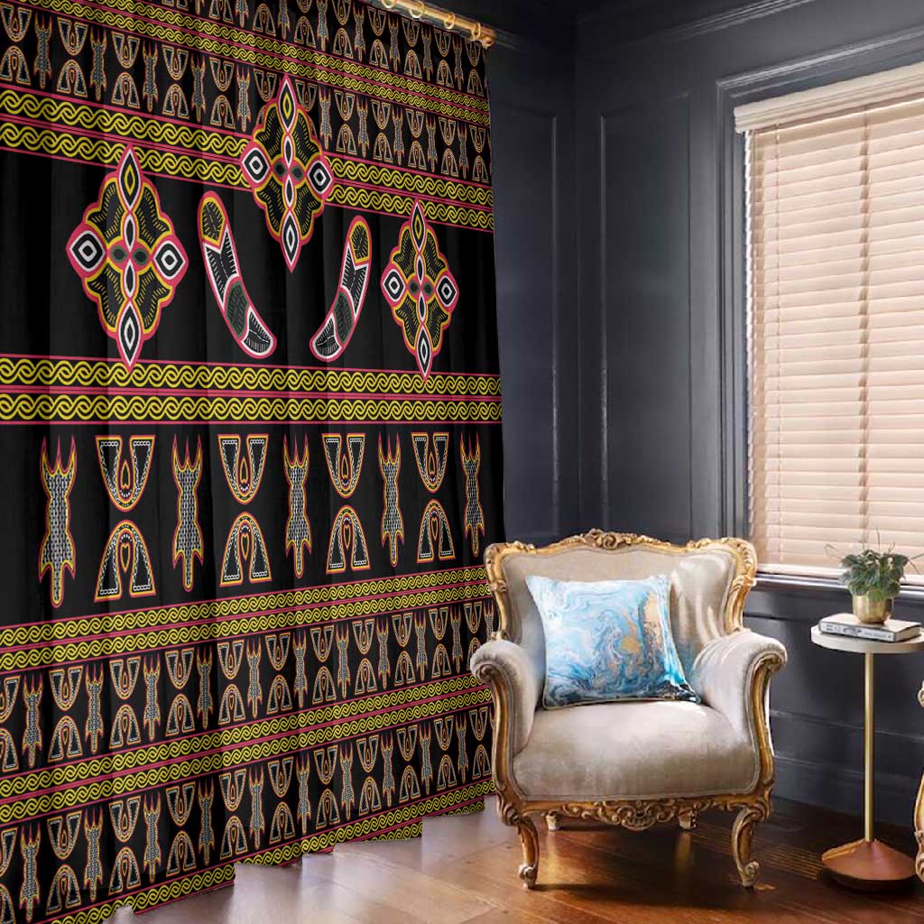 Bamenda Toghu Window Curtain Traditional Attire Pattern