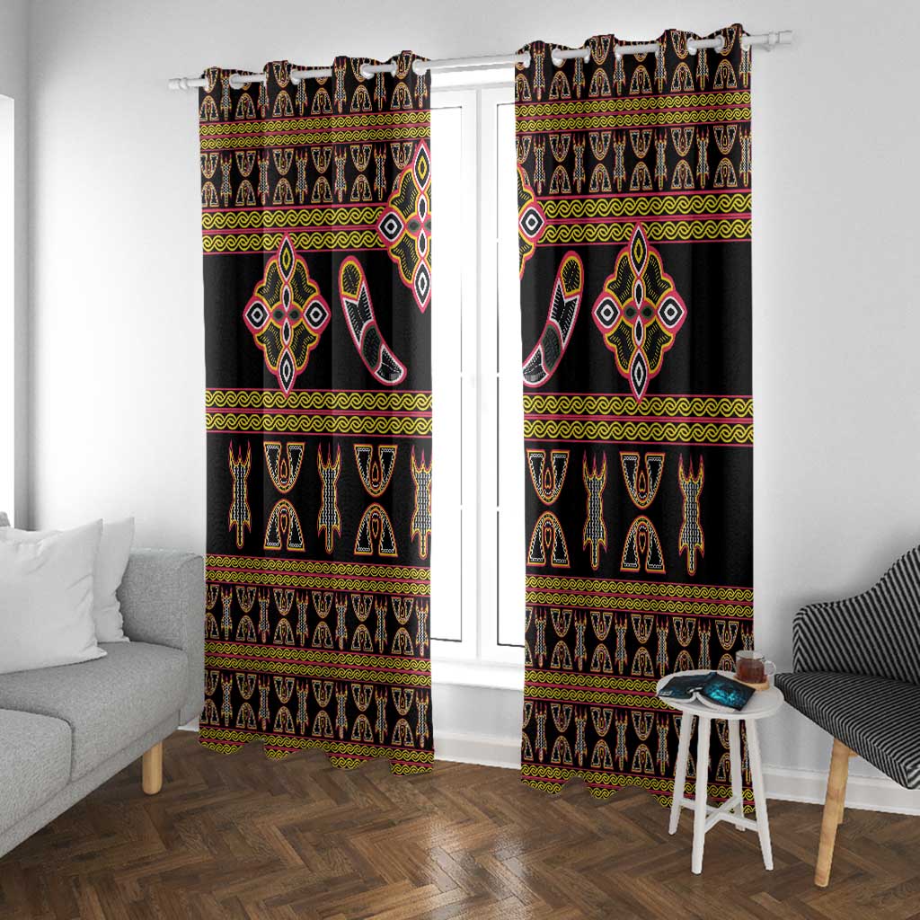 Bamenda Toghu Window Curtain Traditional Attire Pattern