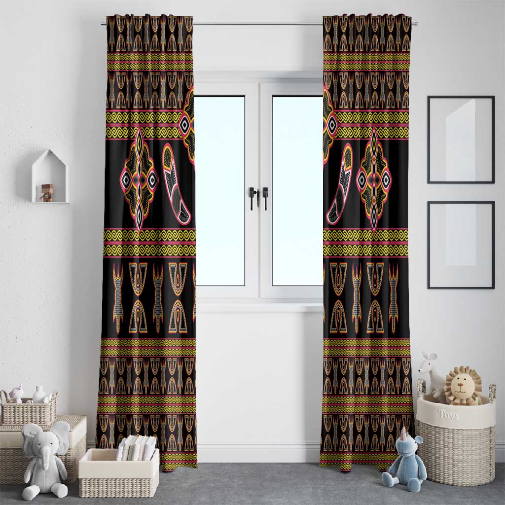 Bamenda Toghu Window Curtain Traditional Attire Pattern