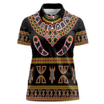 Bamenda Toghu Women Polo Shirt Traditional Attire Pattern