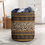 Cameroon Cheetah Toghu Pattern Laundry Basket